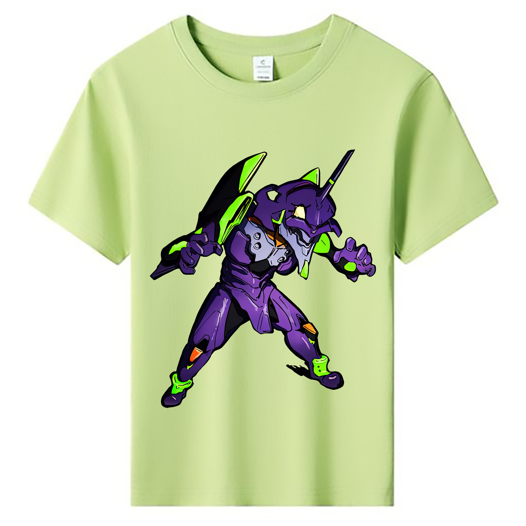（画像用） EVA 新世紀エヴァンゲリオン 綿100％キッズTシャツ（フロントプリント）